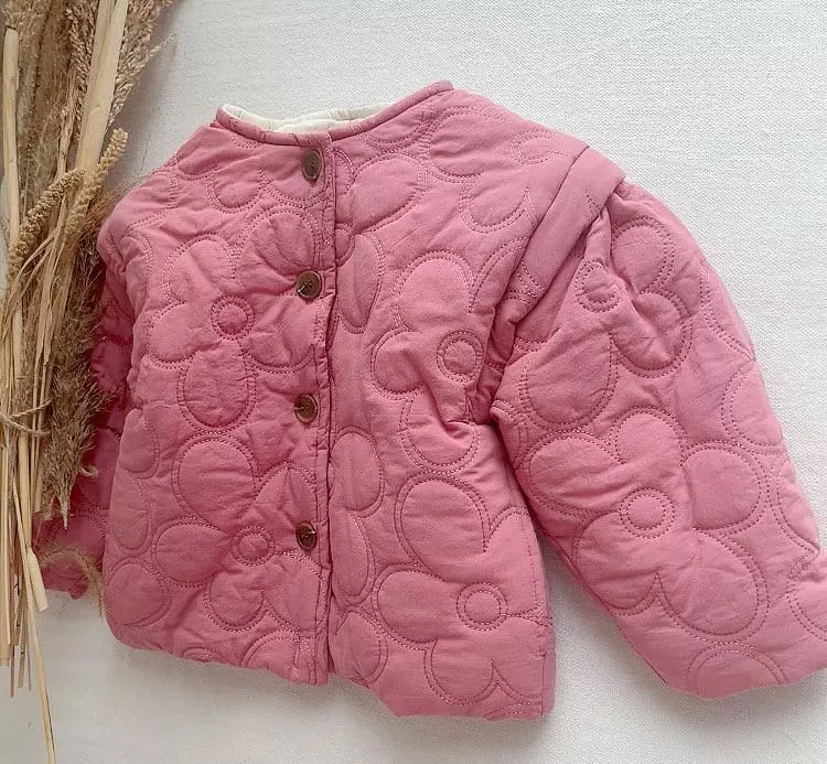 Studio M - Korean Children Fashion - #minifashionista - Banesa Quilting Embroidery Jacket - 9