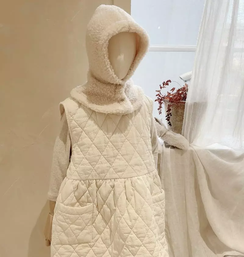 Studio M - Korean Children Fashion - #minifashionista - Yarn Quilting One-piece - 3