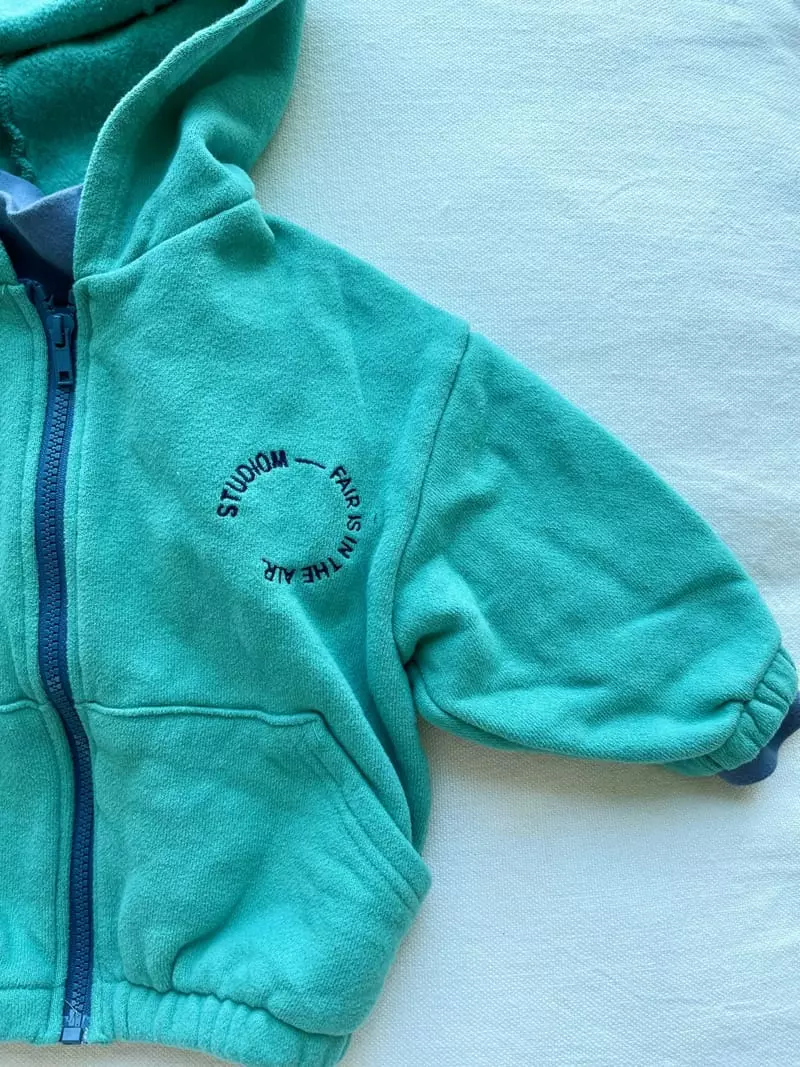 Studio M - Korean Children Fashion - #prettylittlegirls - Rookie Fleece Hoody Zip-up - 3