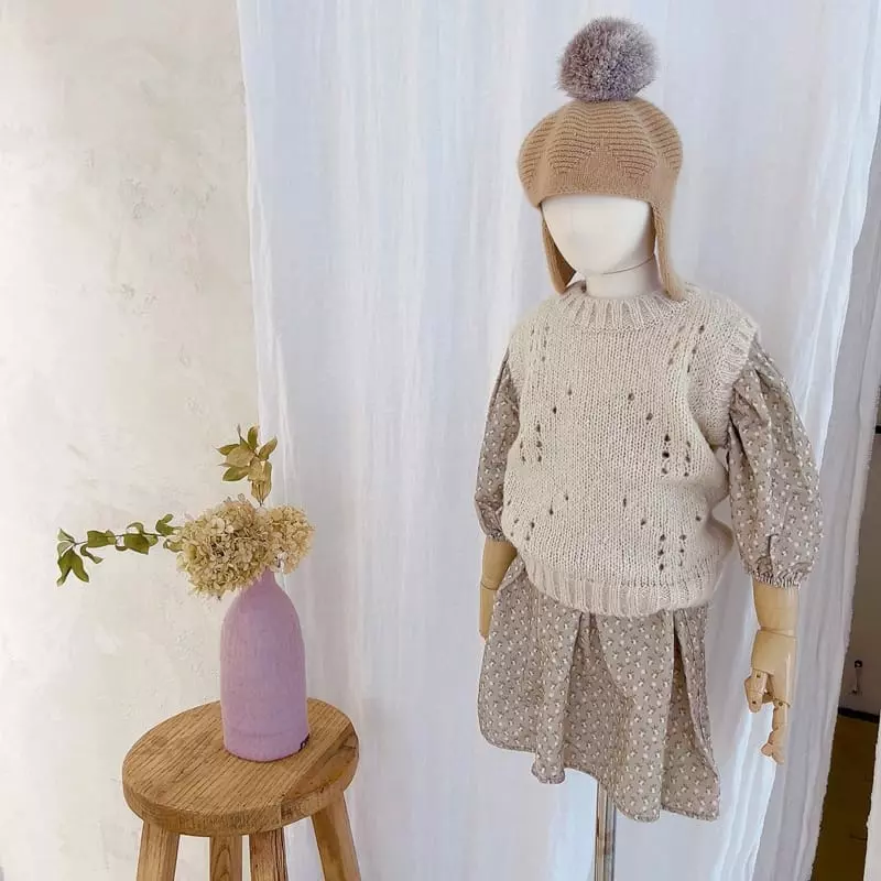 Studio M - Korean Children Fashion - #prettylittlegirls - Luna Color  One-piece - 12