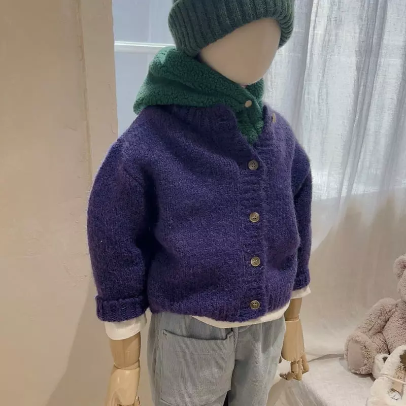 Studio M - Korean Children Fashion - #prettylittlegirls - Anc Cardigan - 3