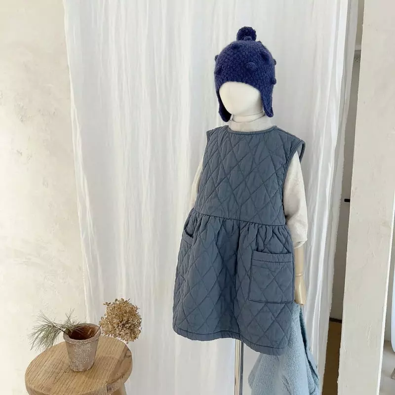 Studio M - Korean Children Fashion - #stylishchildhood - Yarn Quilting One-piece - 7