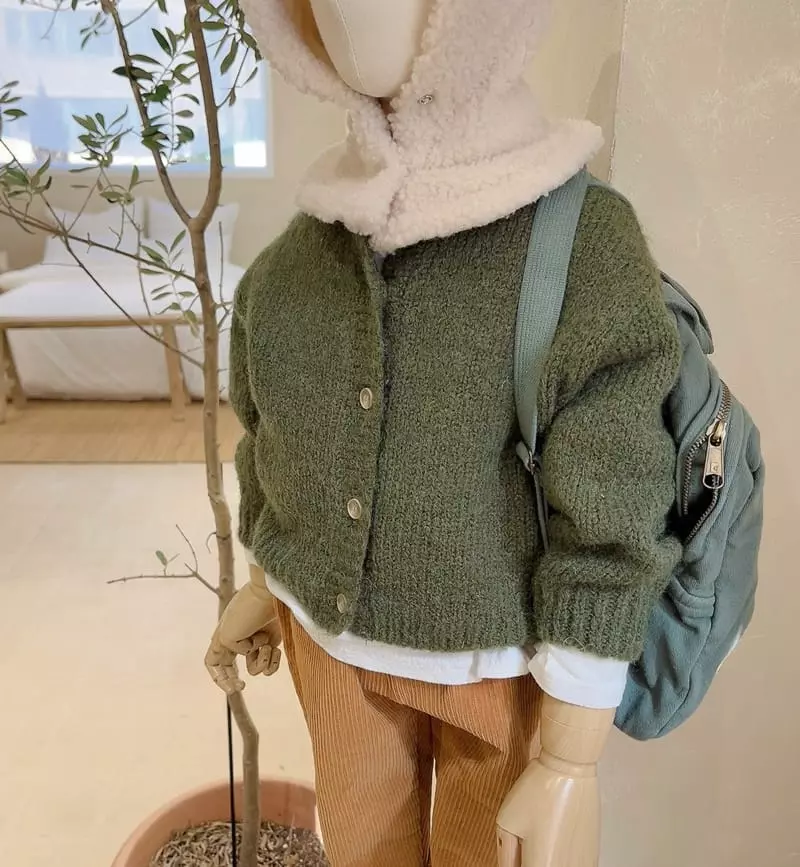 Studio M - Korean Children Fashion - #stylishchildhood - Anc Cardigan - 6
