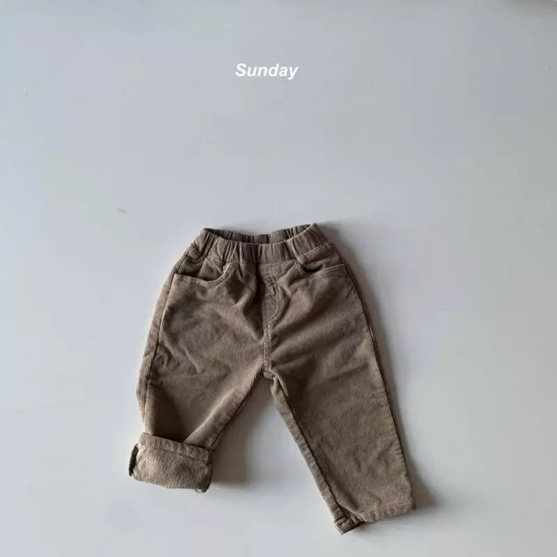 Sunday Closet - Korean Children Fashion - #kidzfashiontrend - Mongle Rib Pants - 4