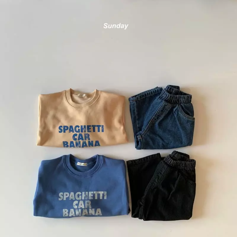 Sunday Closet - Korean Children Fashion - #discoveringself - Spaghetti Sweatshirt - 5