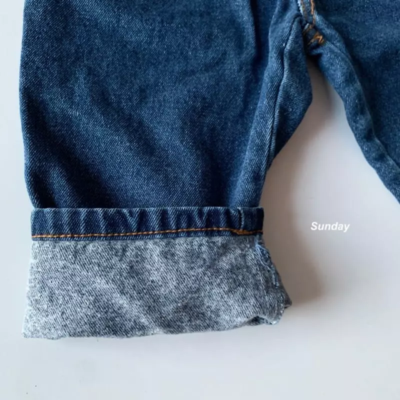 Sunday Closet - Korean Children Fashion - #fashionkids - Mona Fleece Jeans - 4