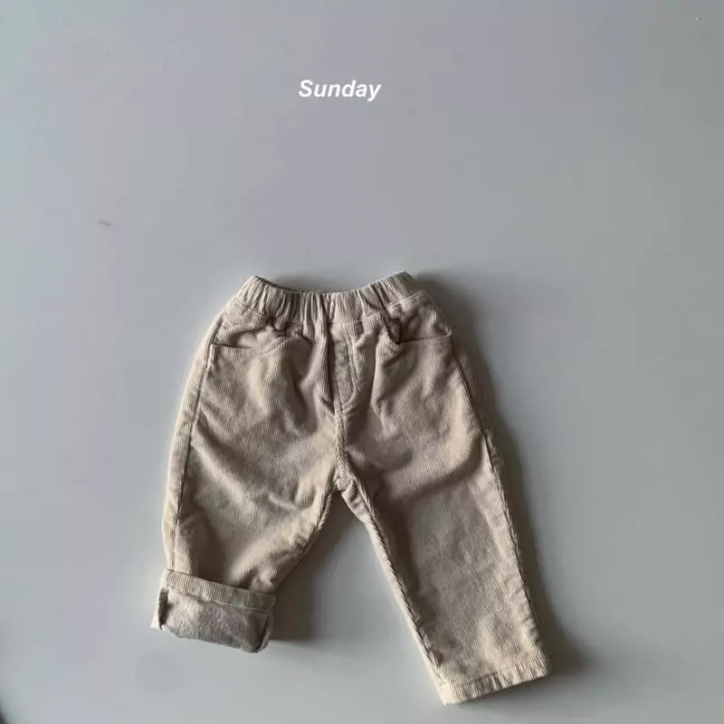 Sunday Closet - Korean Children Fashion - #kidzfashiontrend - Mongle Rib Pants - 3