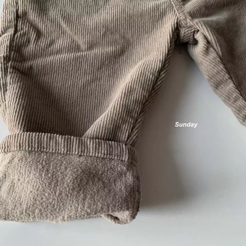 Sunday Closet - Korean Children Fashion - #littlefashionista - Mongle Rib Pants - 5
