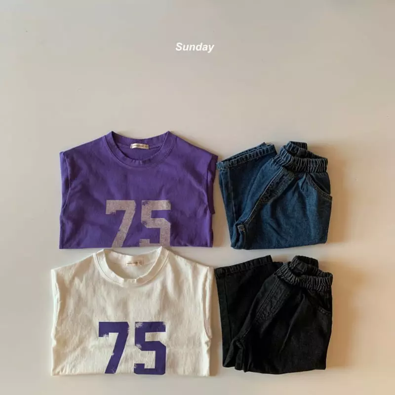 Sunday Closet - Korean Children Fashion - #littlefashionista - 75 Peach Tee - 3