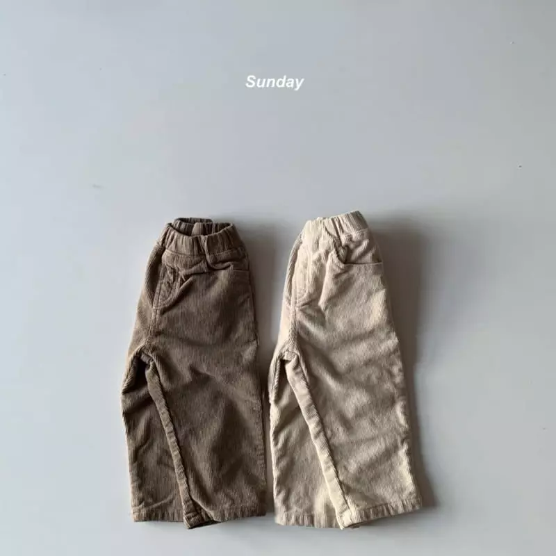 Sunday Closet - Korean Children Fashion - #magicofchildhood - Mongle Rib Pants - 6