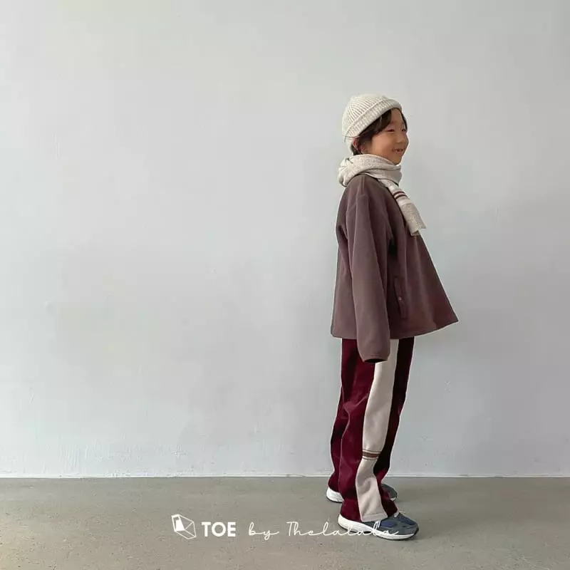 TOE - Korean Children Fashion - #childofig - I Am Fleece Collar Tee - 7