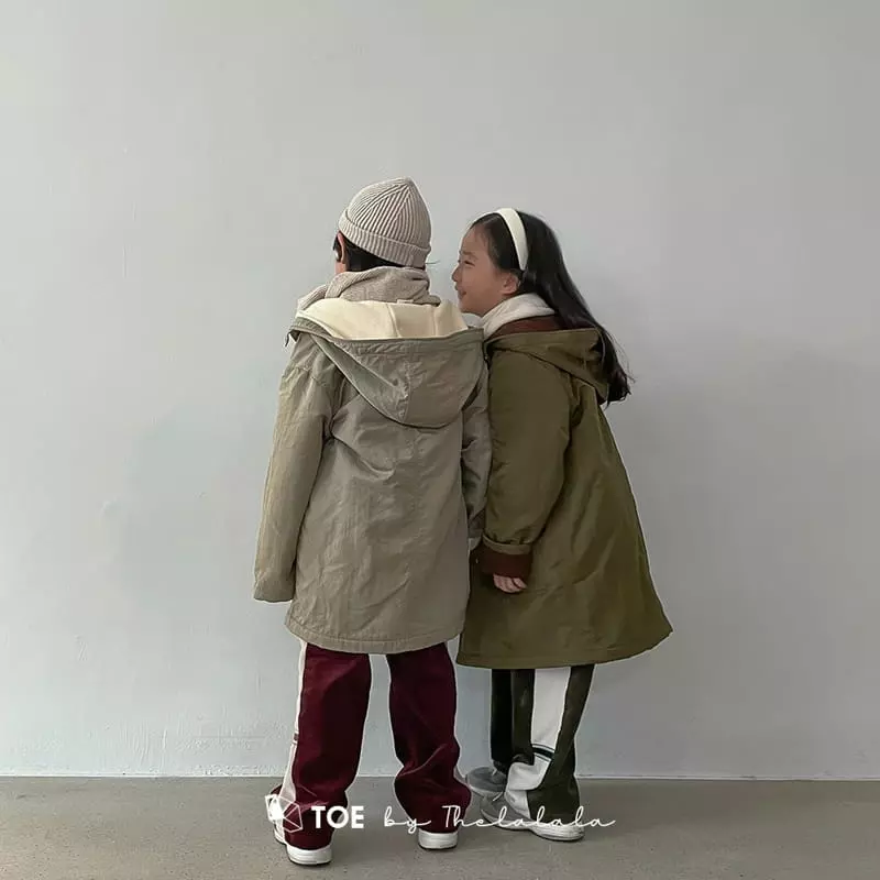 TOE - Korean Children Fashion - #childofig - Happy Twill Hoody Field Jacket - 6