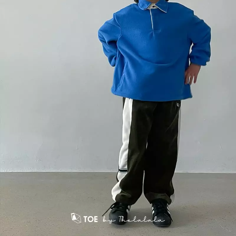 TOE - Korean Children Fashion - #discoveringself - I Am Fleece Collar Tee - 10
