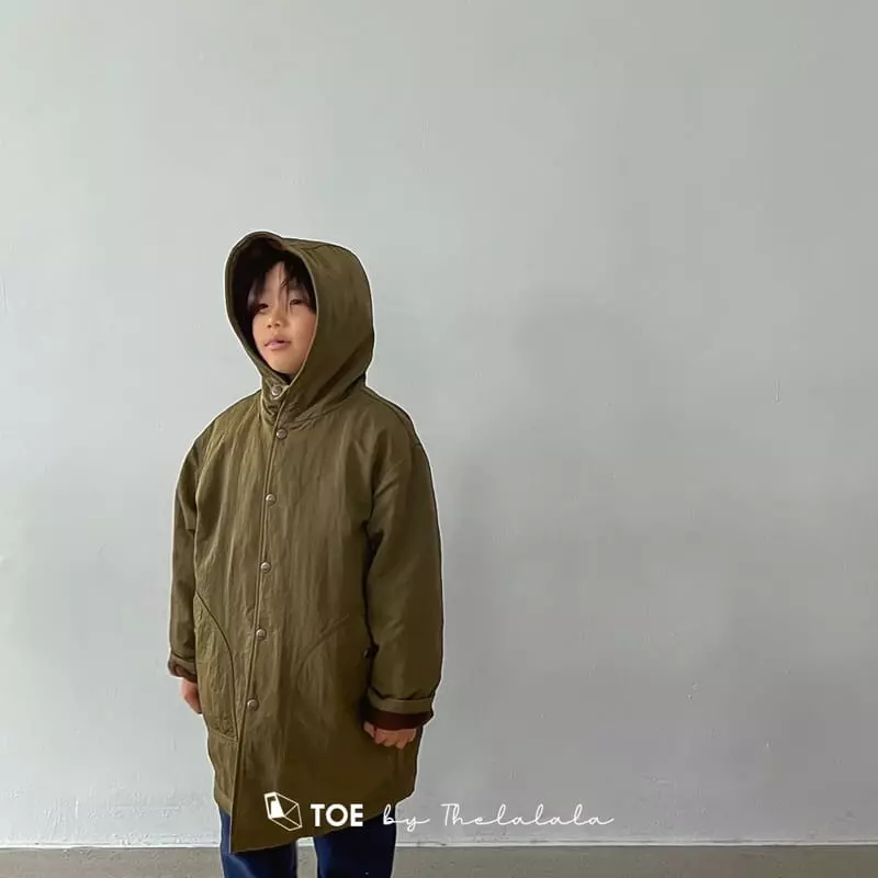 TOE - Korean Children Fashion - #discoveringself - Happy Twill Hoody Field Jacket - 9