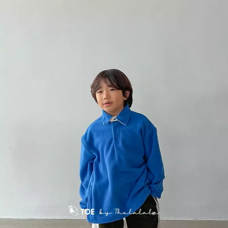 TOE - Korean Children Fashion - #fashionkids - I Am Fleece Collar Tee - 11