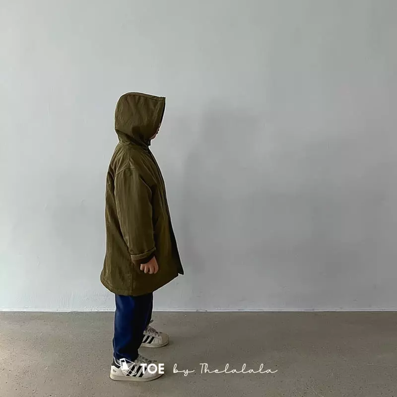 TOE - Korean Children Fashion - #fashionkids - Happy Twill Hoody Field Jacket - 10