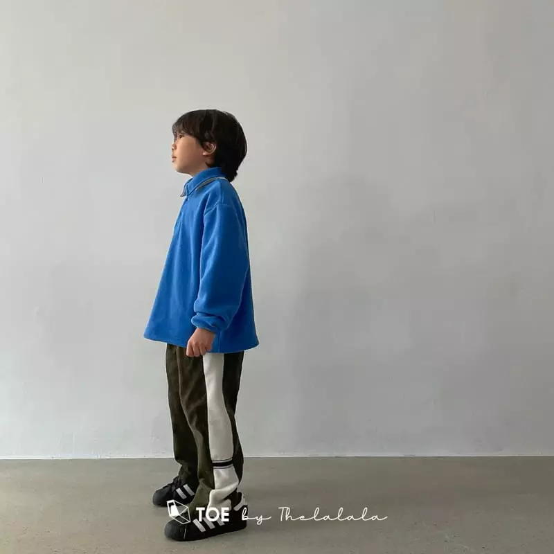 TOE - Korean Children Fashion - #kidsshorts - I Am Fleece Collar Tee - 12