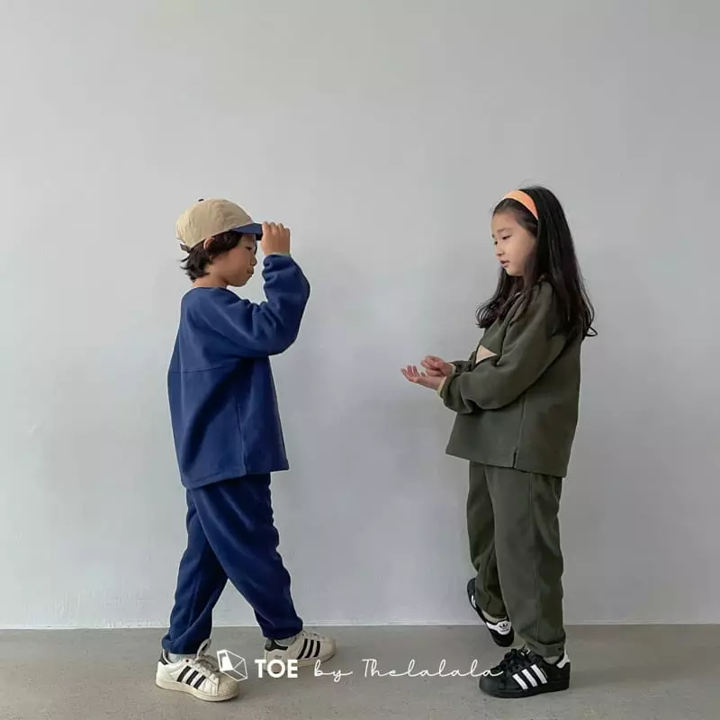 TOE - Korean Children Fashion - #littlefashionista - I Am Fleece Pants - 4