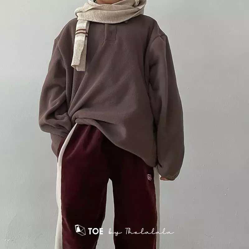 TOE - Korean Children Fashion - #magicofchildhood - I Am Fleece Collar Tee - 3