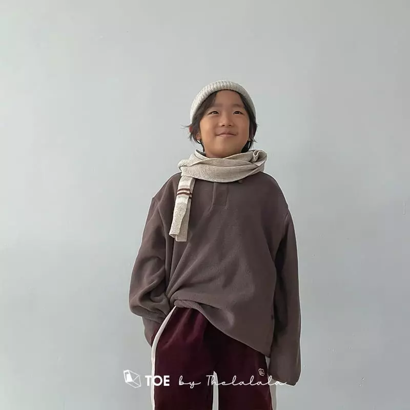 TOE - Korean Children Fashion - #magicofchildhood - I Am Fleece Collar Tee - 4