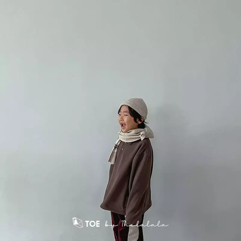TOE - Korean Children Fashion - #prettylittlegirls - I Am Fleece Collar Tee - 5