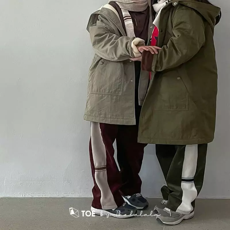 TOE - Korean Children Fashion - #minifashionista - Happy Twill Hoody Field Jacket - 4