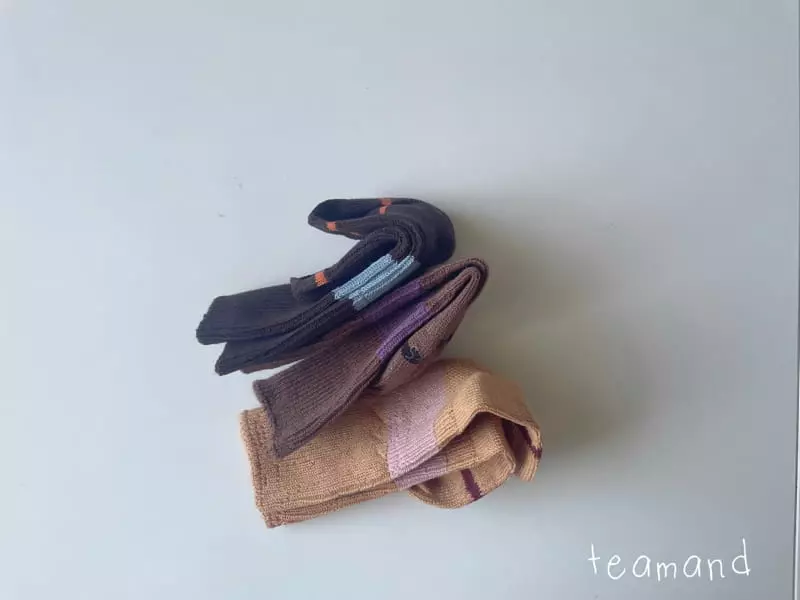 Teamand - Korean Children Fashion - #designkidswear - Color Block Set with Mom - 12