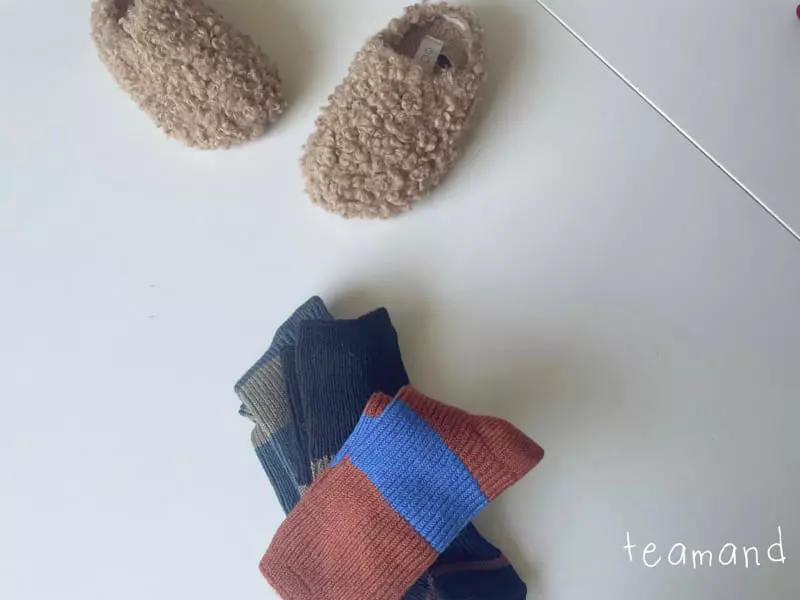 Teamand - Korean Children Fashion - #minifashionista - Color Block Set with Mom - 5