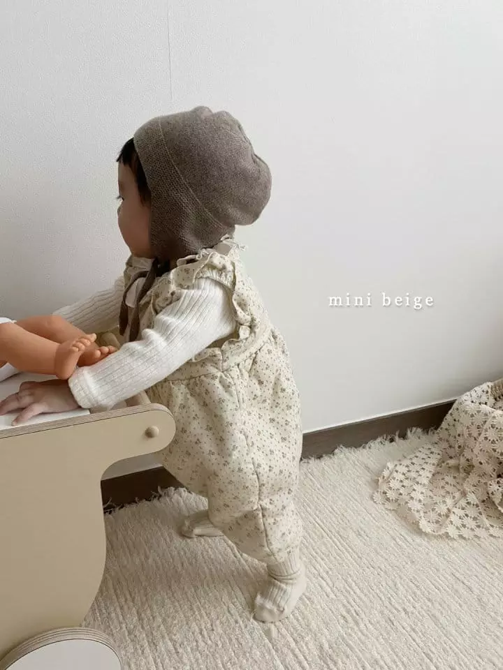 The Beige - Korean Baby Fashion - #babyboutiqueclothing - Mini Bonding Slit Bodysuit - 6