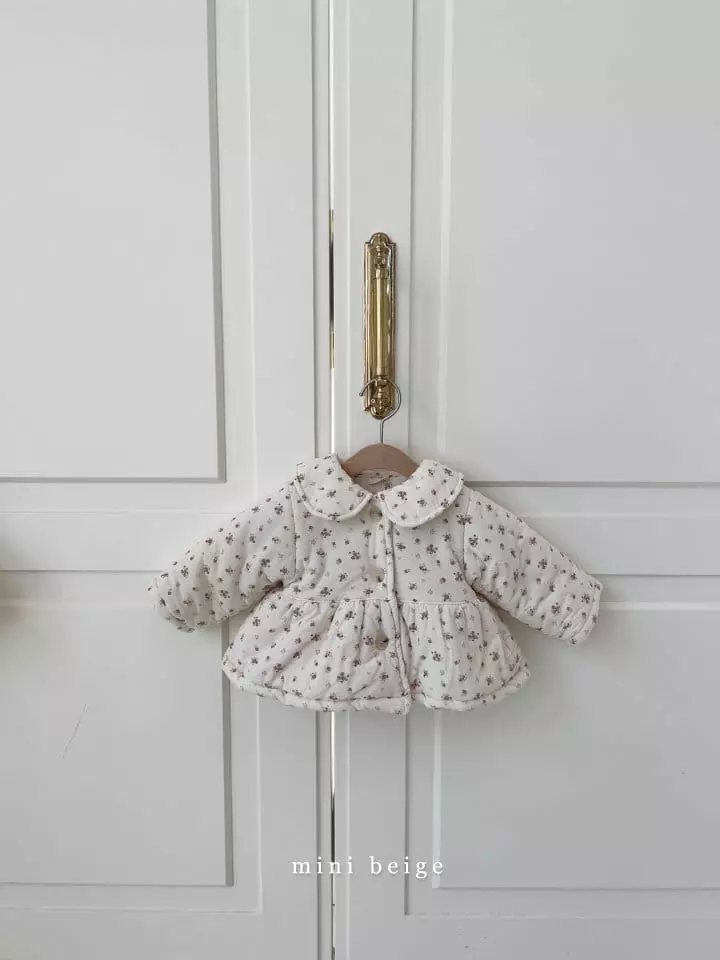 The Beige - Korean Baby Fashion - #babyclothing - Mini Day Collar Bonding Jacket
