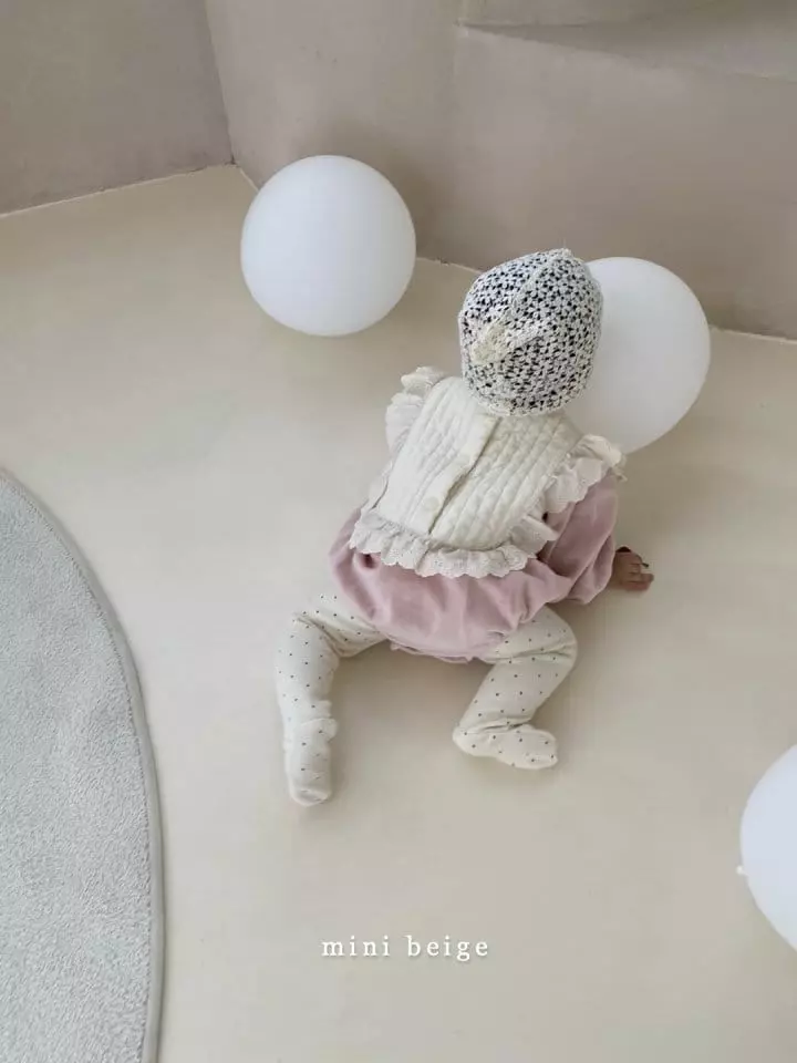 The Beige - Korean Baby Fashion - #babyfashion - Mini Quilting Cape - 5