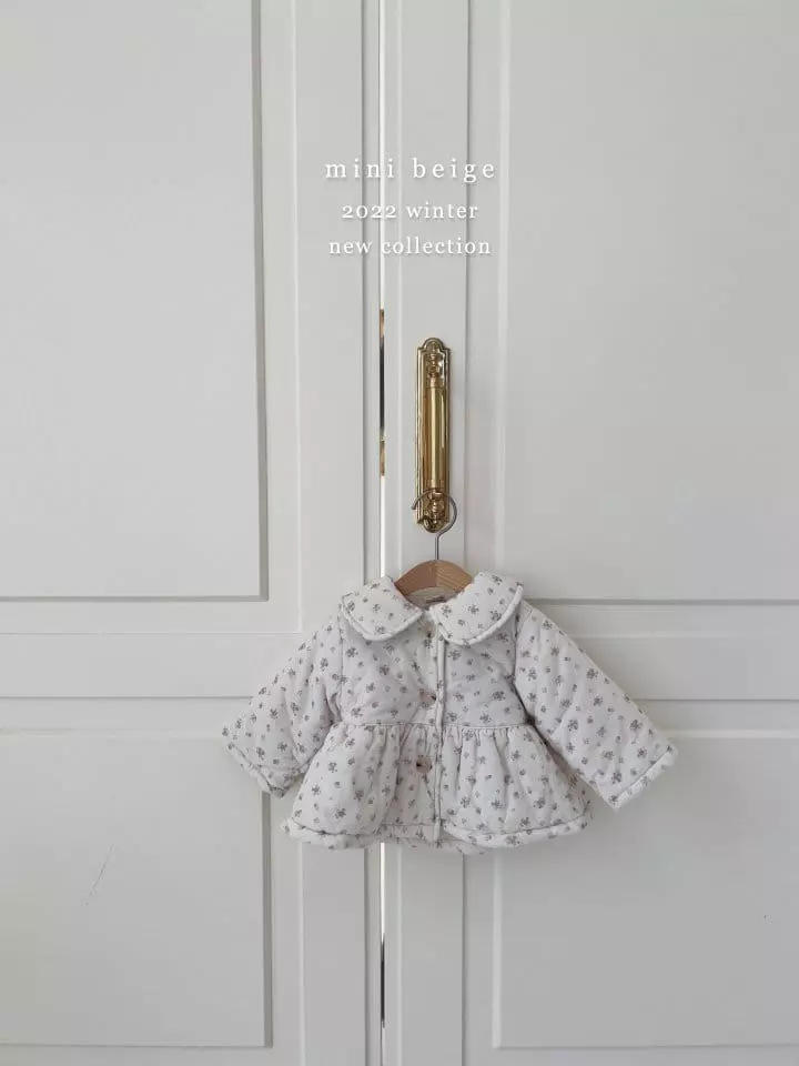 The Beige - Korean Baby Fashion - #babyfever - Mini Day Collar Bonding Jacket - 3