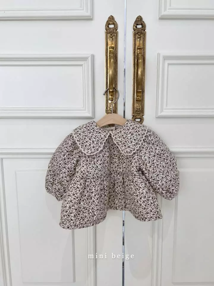 The Beige - Korean Baby Fashion - #babygirlfashion - Mini Bonding Collar Blouse - 3
