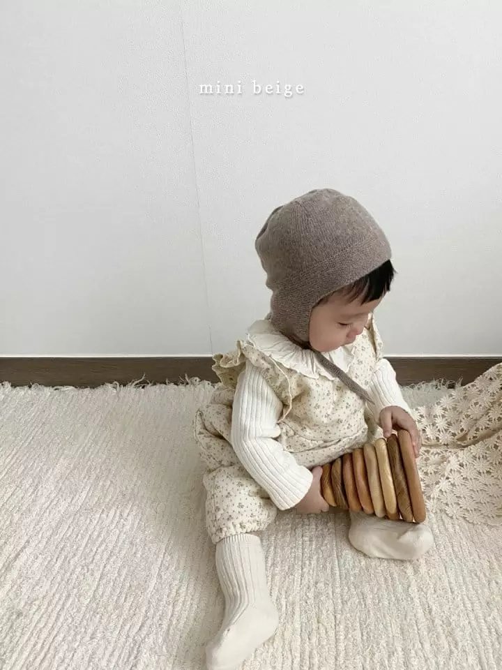 The Beige - Korean Baby Fashion - #babygirlfashion - Mini Bonding Slit Bodysuit - 10