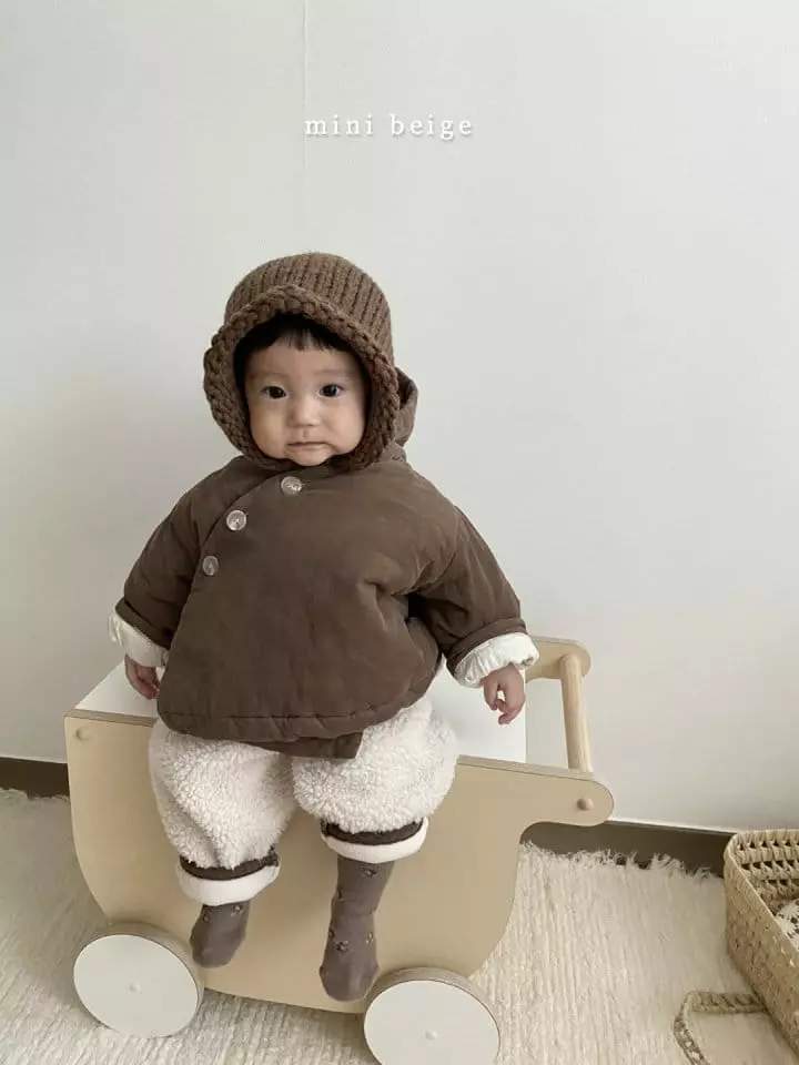 The Beige - Korean Baby Fashion - #babylifestyle - Mini Rib Hoody Jacket - 6