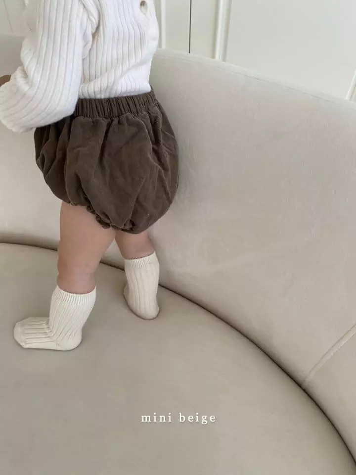 The Beige - Korean Baby Fashion - #babyoninstagram - Mini Rib Frill Bloomer - 8