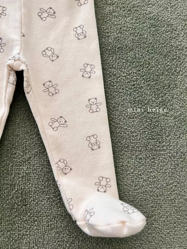 The Beige - Korean Baby Fashion - #babylifestyle - Mini Foot Leggings - 4