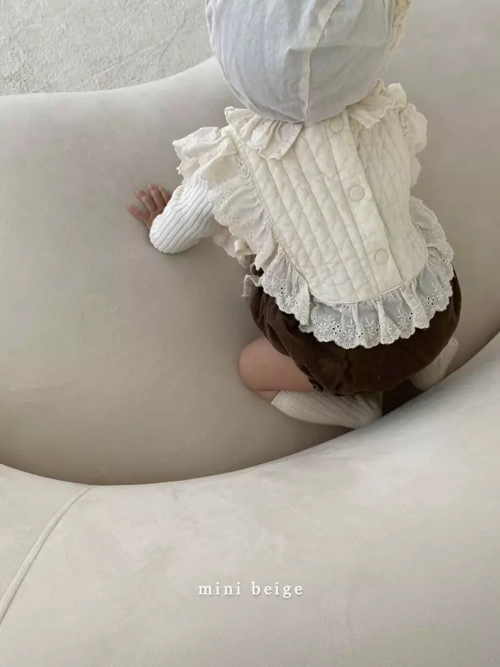 The Beige - Korean Baby Fashion - #babyoutfit - Mini Quilting Cape - 11