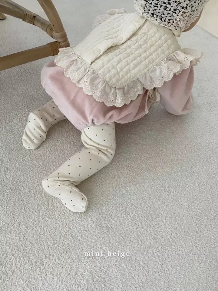 The Beige - Korean Baby Fashion - #babyoutfit - Mini Foot Leggings - 6
