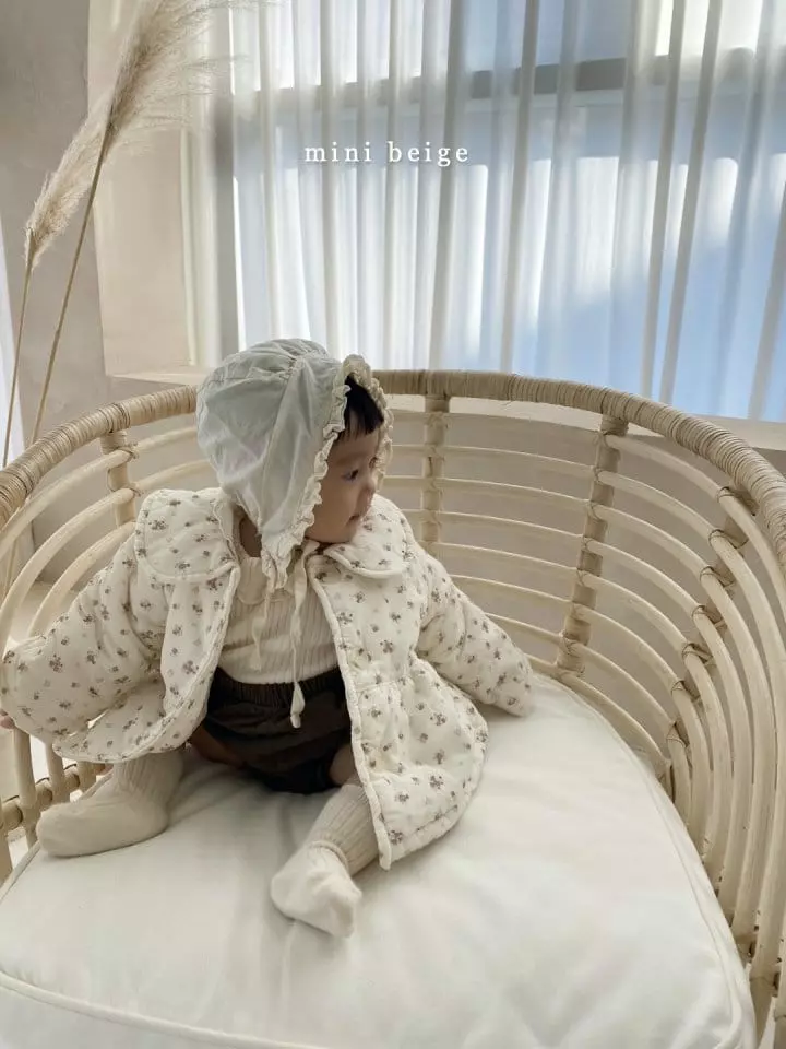 The Beige - Korean Baby Fashion - #babywear - Mini Day Collar Bonding Jacket - 10