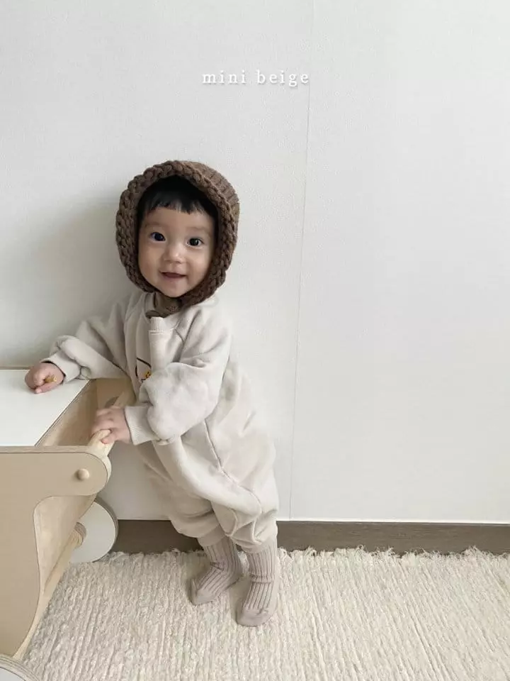 The Beige - Korean Baby Fashion - #babywear - Mini Happiness Smile Bodysuit - 4