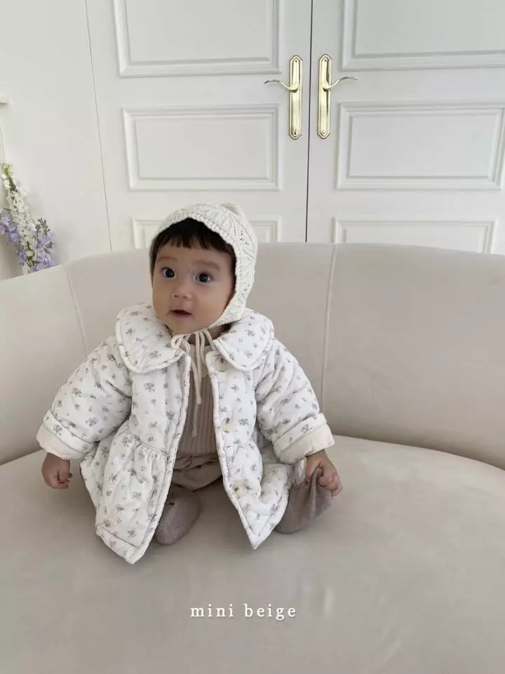 The Beige - Korean Baby Fashion - #onlinebabyshop - Mini Day Collar Bonding Jacket - 12