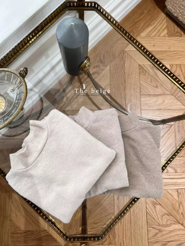 The Beige - Korean Children Fashion - #Kfashion4kids - Half Turtleneck Tee - 2