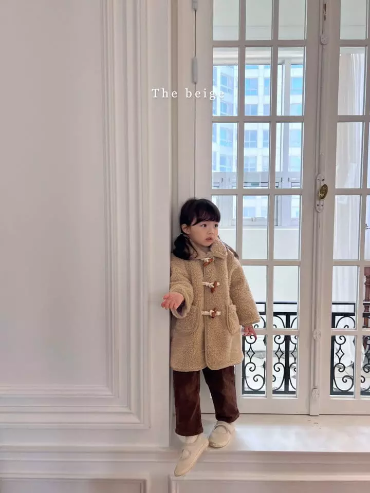 The Beige - Korean Children Fashion - #childofig - Fleece Dduckboki Coat - 7