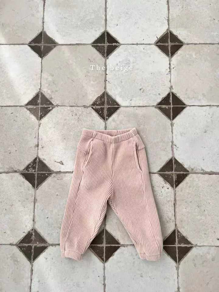 The Beige - Korean Children Fashion - #childofig - Veloure Pants
