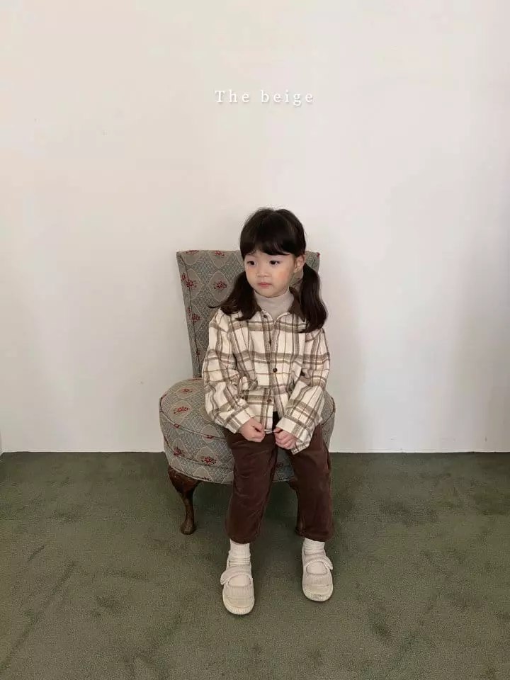 The Beige - Korean Children Fashion - #childofig - Check Label Shirt - 11