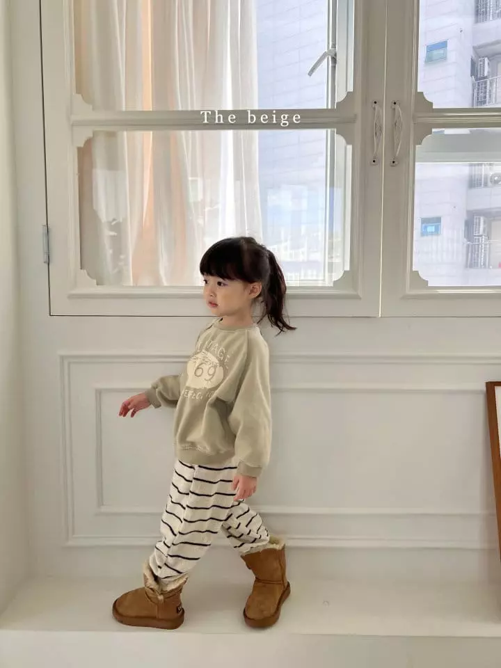 The Beige - Korean Children Fashion - #childofig - Stripes Pants - 6