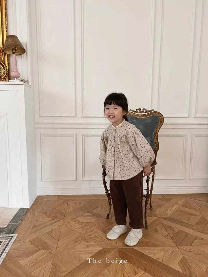 The Beige - Korean Children Fashion - #childrensboutique - Bonding Flower Blouse - 10