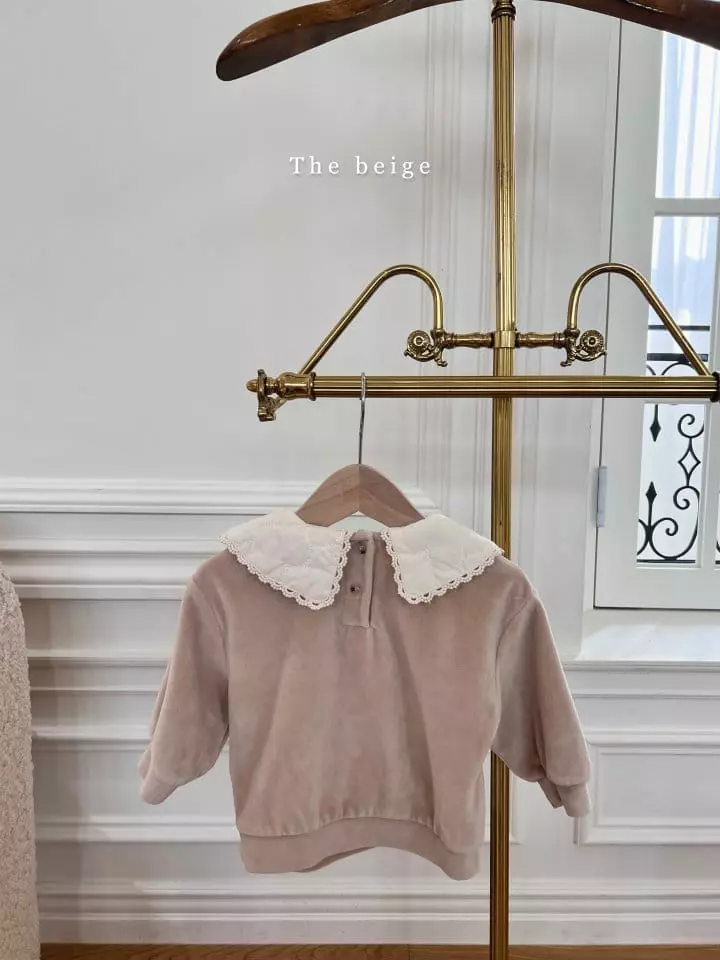 The Beige - Korean Children Fashion - #designkidswear - Heart Collar Sweatshirt - 2