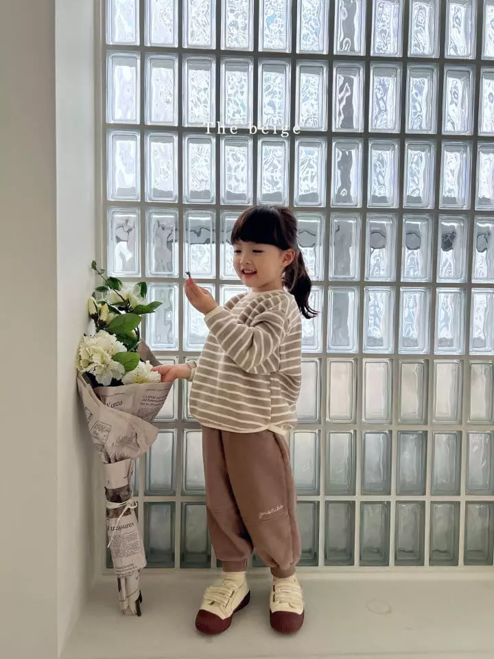 The Beige - Korean Children Fashion - #designkidswear - Stripes Piping Tee - 9